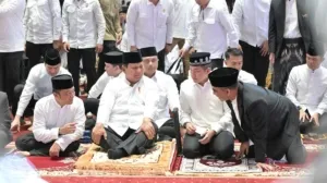 Prabowo Hadiri Salat Iduladha di Masjid Istiqlal Jakarta