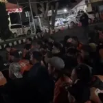 Aksi Solidaritas Ratusan Driver ShopeeFood Berujung Ricuh di Sleman