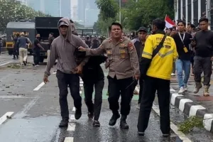 15 Massa Aksi Diamankan dalam Demo 25 Agustus di DPR