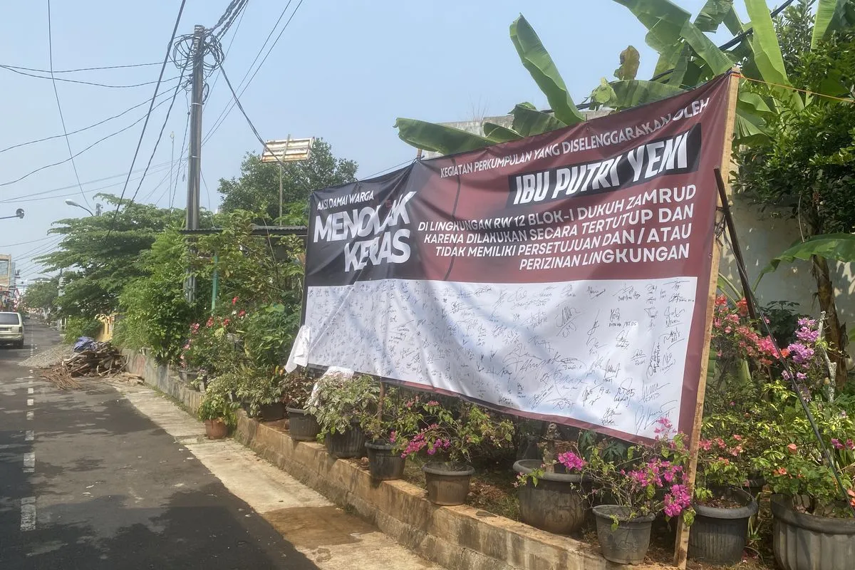 Warga di Bekasi Protes Kegiatan Keagamaan Tanpa Izin di Rumah Warga