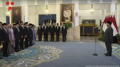 Prabowo Melantik Pejabat di Istana Negara Hari Ini