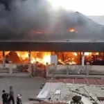 Pasar Kota Wonogiri Terbakar, 300 Kios Hangus Dilalap Api